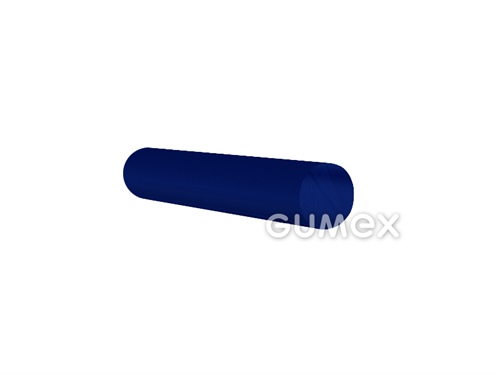 Polyurethanstab PU44, 8mm (8,2mm), Länge 100mm, 80°ShA, PU, -30°C/+80°C, blau, 